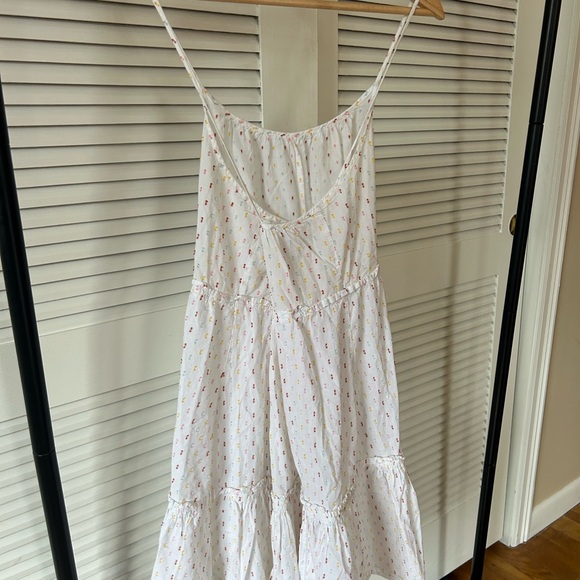 Madewell Cream Floral Spaghetti-Strap Chemise - Picture 6 of 6